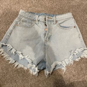 Target denim shorts